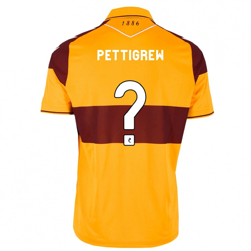Danxen Dames Matthew Pettigrew #0 Kastanjebruin Oranje Thuisshirt Thuistenue 2026/27 T-Shirt