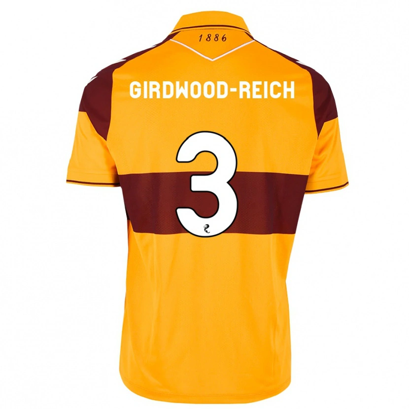 Danxen Dames Jake Girdwood-Reich #3 Kastanjebruin Oranje Thuisshirt Thuistenue 2026/27 T-Shirt