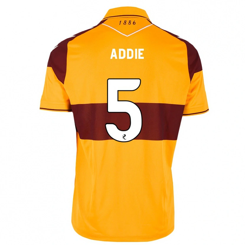 Danxen Dames Jo Addie #5 Kastanjebruin Oranje Thuisshirt Thuistenue 2026/27 T-Shirt