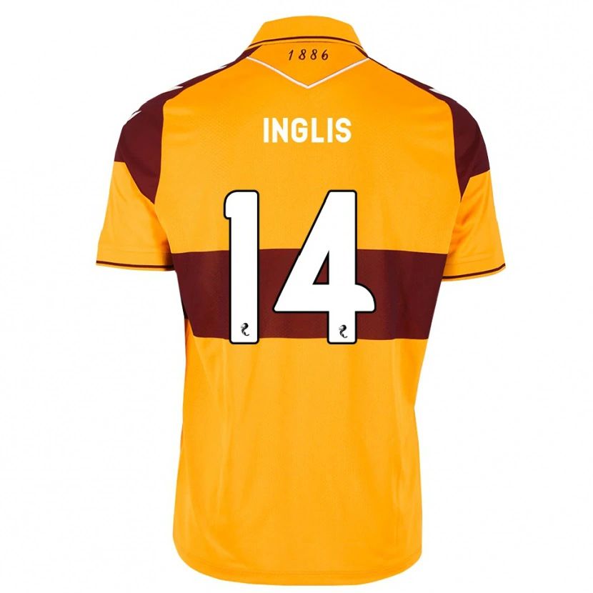 Danxen Dames Gill Inglis #14 Kastanjebruin Oranje Thuisshirt Thuistenue 2026/27 T-Shirt