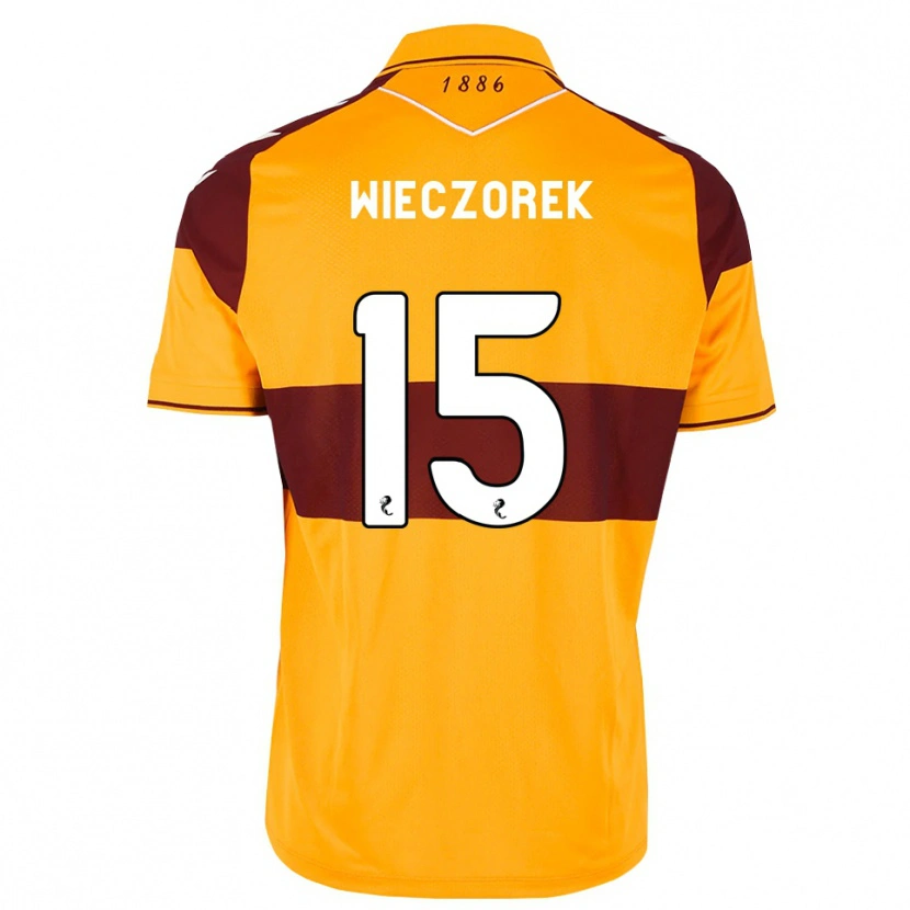 Danxen Dames Olivier Wieczorek #15 Kastanjebruin Oranje Thuisshirt Thuistenue 2026/27 T-Shirt