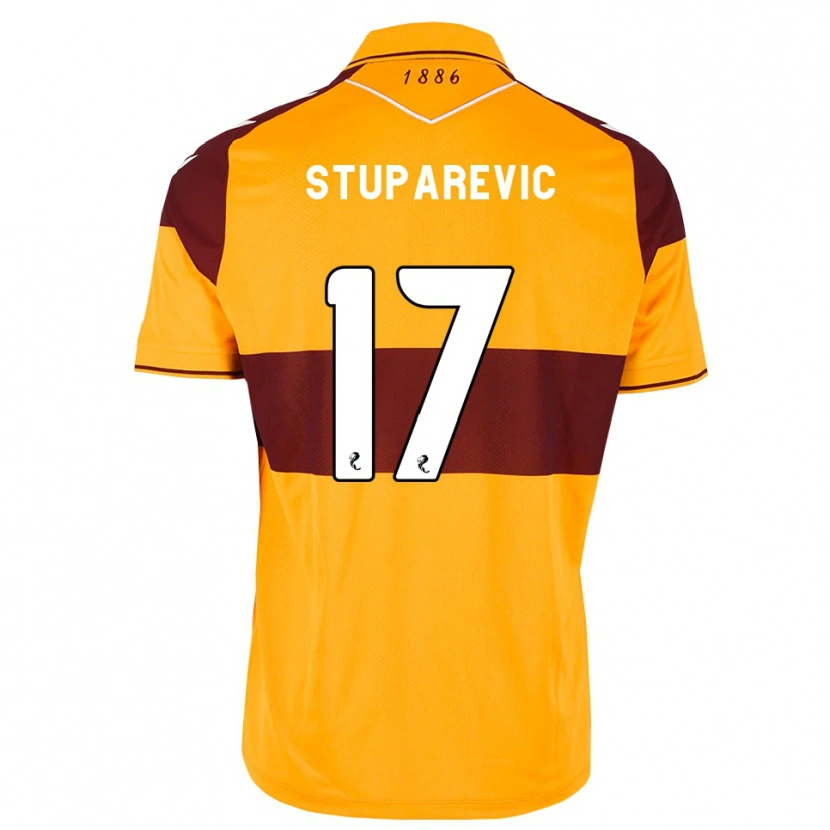 Danxen Dames Filip Stuparevic #17 Kastanjebruin Oranje Thuisshirt Thuistenue 2026/27 T-Shirt
