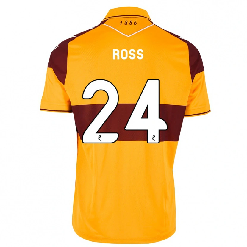Danxen Dames Luca Ross #24 Kastanjebruin Oranje Thuisshirt Thuistenue 2026/27 T-Shirt