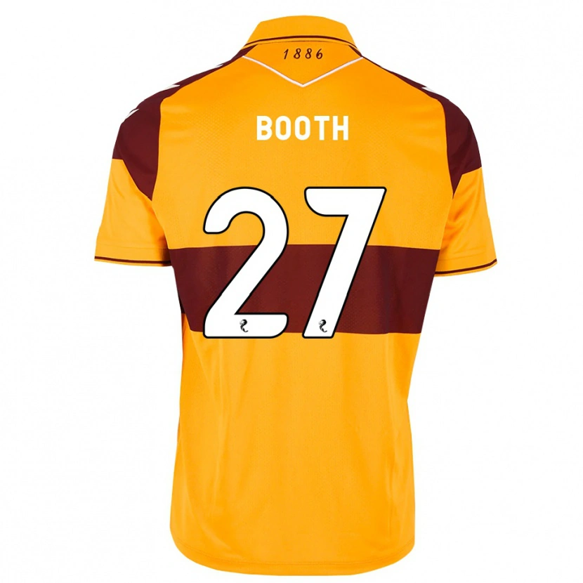 Danxen Dames Mikey Booth #27 Kastanjebruin Oranje Thuisshirt Thuistenue 2026/27 T-Shirt