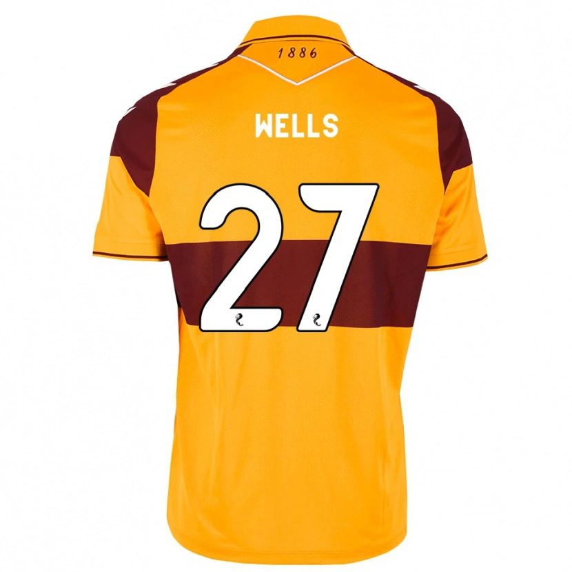 Danxen Dames Dylan Wells #27 Kastanjebruin Oranje Thuisshirt Thuistenue 2026/27 T-Shirt