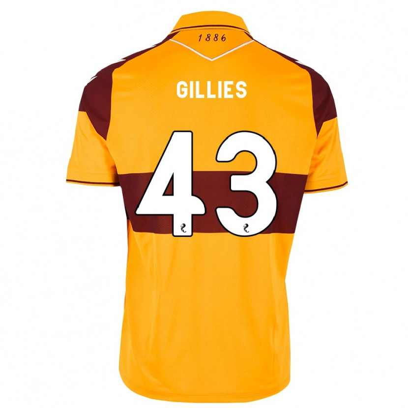 Danxen Dames Jay Gillies #43 Kastanjebruin Oranje Thuisshirt Thuistenue 2026/27 T-Shirt