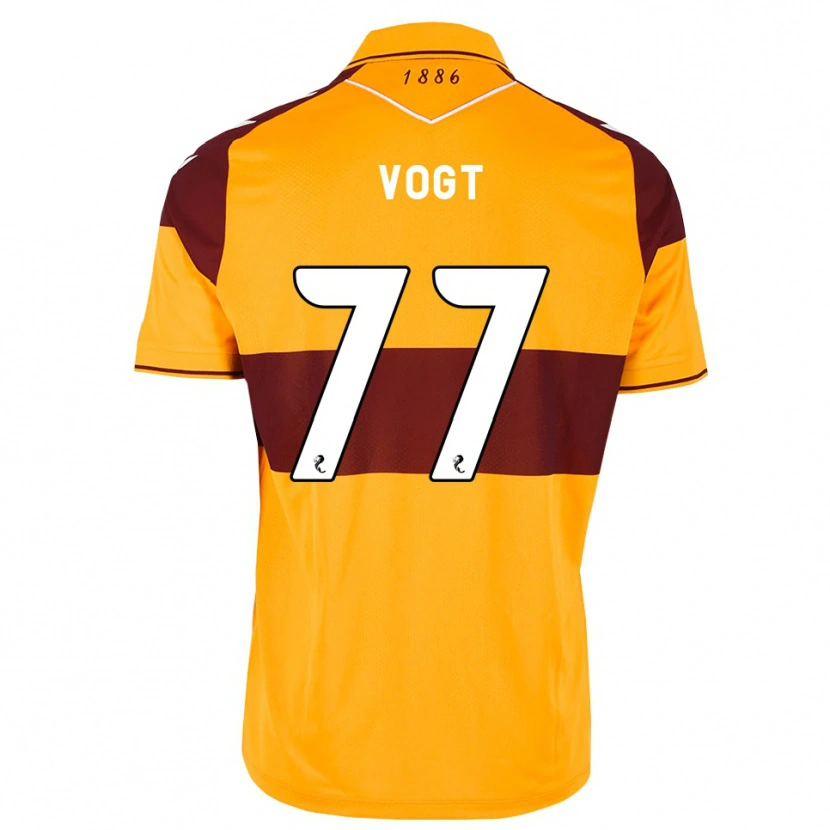 Danxen Dames Willy Vogt #77 Kastanjebruin Oranje Thuisshirt Thuistenue 2026/27 T-Shirt