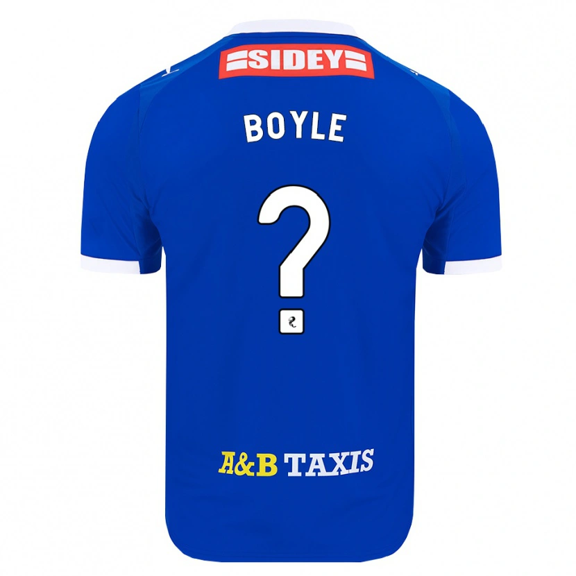 Danxen Dames Callum Boyle #0 Blauw Rood Geel Thuisshirt Thuistenue 2026/27 T-Shirt