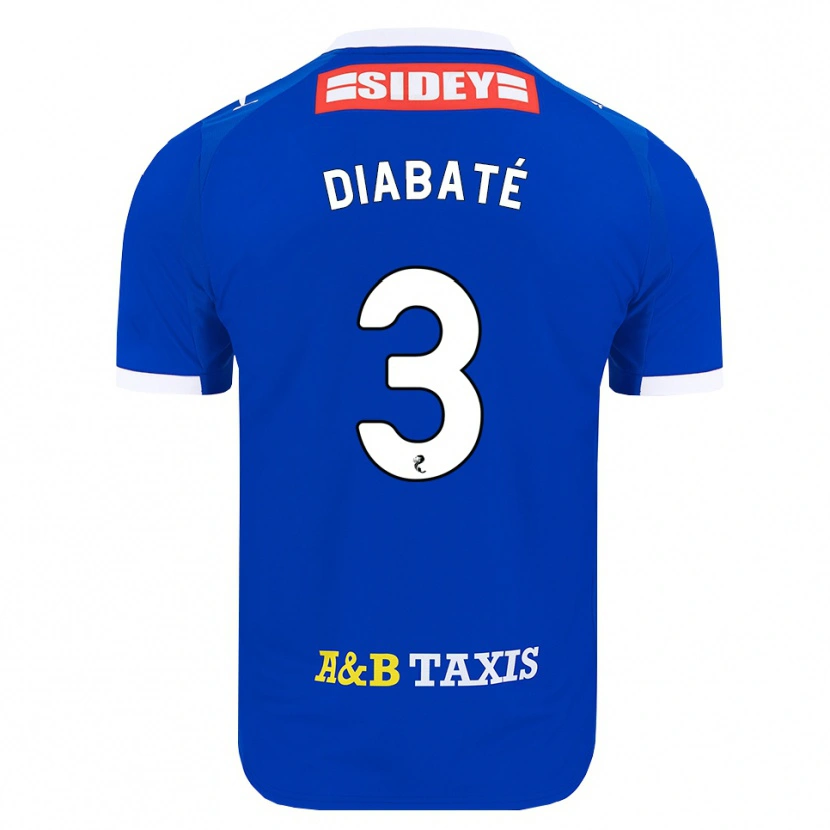 Danxen Dames Cheick Diabaté #3 Blauw Rood Geel Thuisshirt Thuistenue 2026/27 T-Shirt