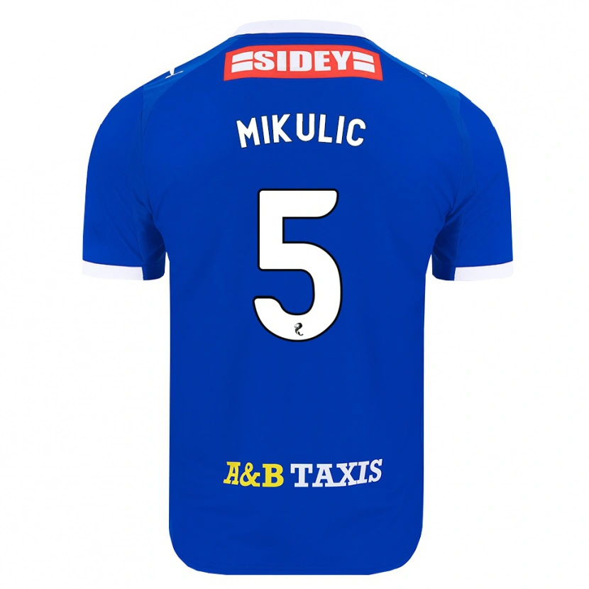 Danxen Dames Bozo Mikulic #5 Blauw Rood Geel Thuisshirt Thuistenue 2026/27 T-Shirt
