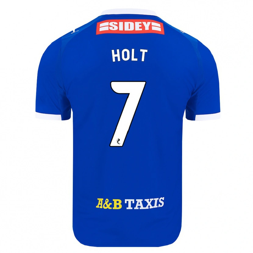 Danxen Dames Jason Holt #7 Blauw Rood Geel Thuisshirt Thuistenue 2026/27 T-Shirt