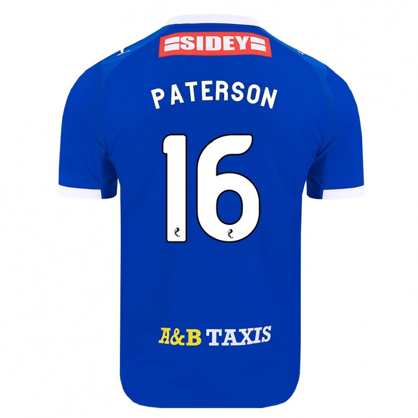 Danxen Dames Megan Paterson #16 Blauw Rood Geel Thuisshirt Thuistenue 2026/27 T-Shirt