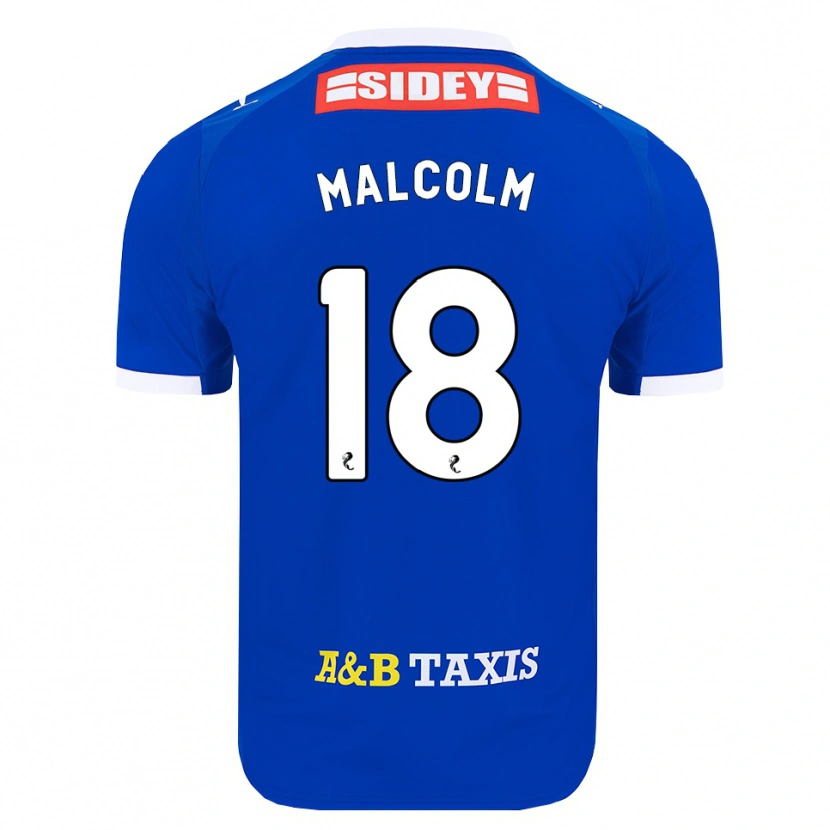 Danxen Dames Jodie Malcolm #18 Blauw Rood Geel Thuisshirt Thuistenue 2026/27 T-Shirt