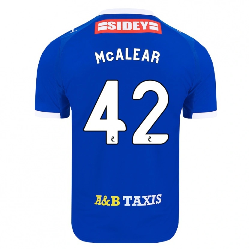 Danxen Dames Reece Mcalear #42 Blauw Rood Geel Thuisshirt Thuistenue 2026/27 T-Shirt