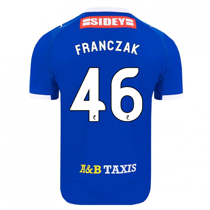 Danxen Dames Franciszek Franczak #46 Blauw Rood Geel Thuisshirt Thuistenue 2026/27 T-Shirt