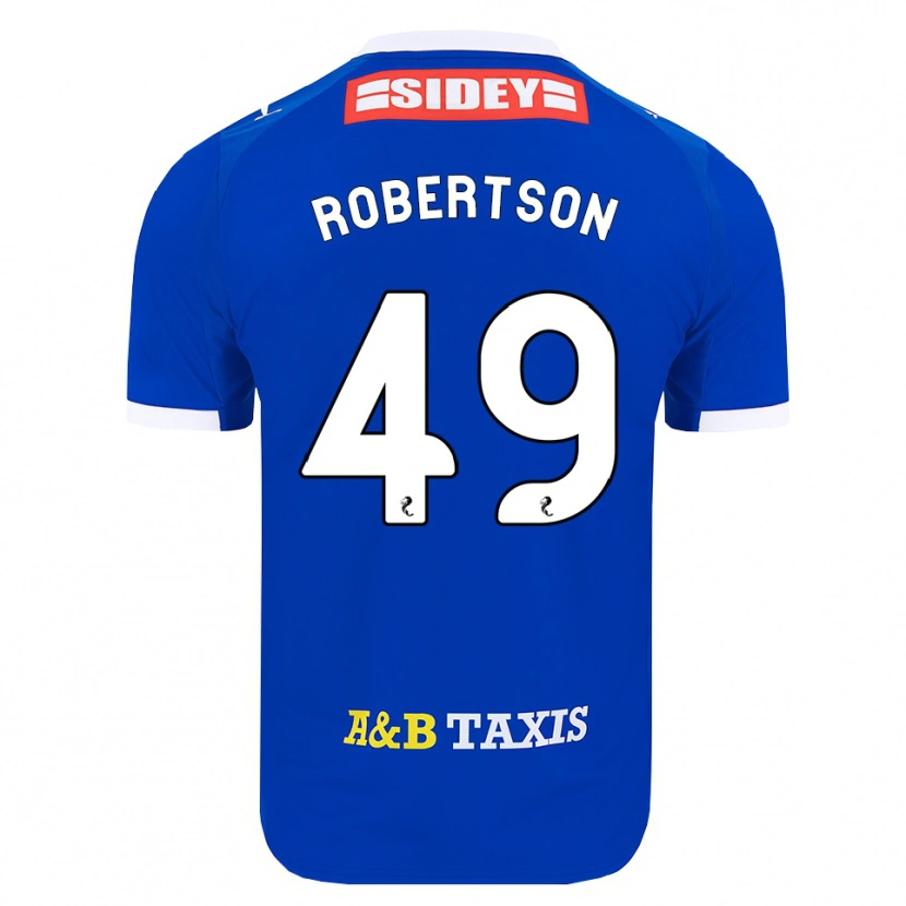 Danxen Dames Jack Robertson #49 Blauw Rood Geel Thuisshirt Thuistenue 2026/27 T-Shirt