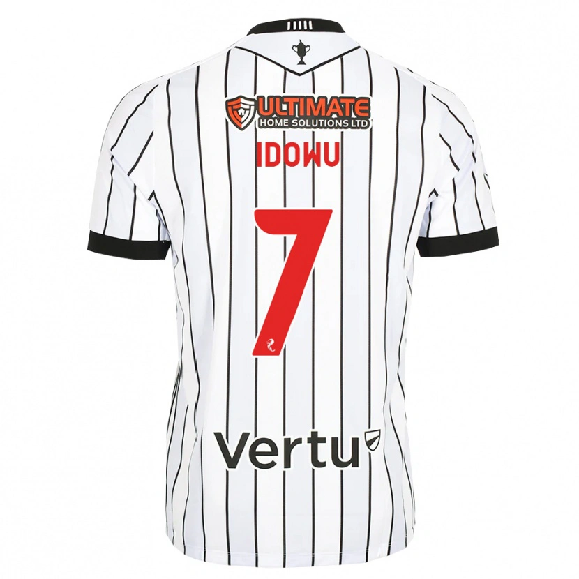 Danxen Dames Roland Idowu #7 Wit Zwart Rood Thuisshirt Thuistenue 2026/27 T-Shirt