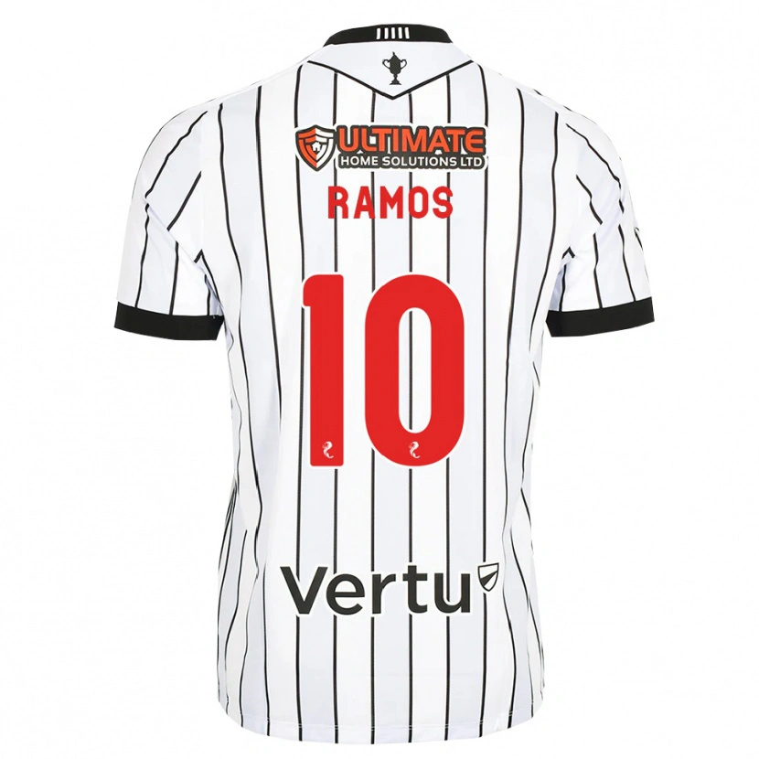 Danxen Dames Samuel Ramos #10 Wit Zwart Rood Thuisshirt Thuistenue 2026/27 T-Shirt