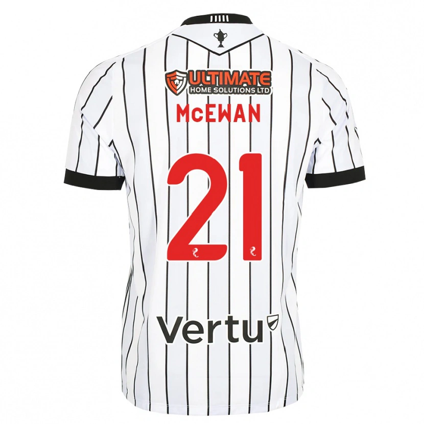 Danxen Dames Carter Mcewan #21 Wit Zwart Rood Thuisshirt Thuistenue 2026/27 T-Shirt