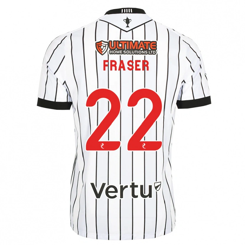 Danxen Dames Marcus Fraser #22 Wit Zwart Rood Thuisshirt Thuistenue 2026/27 T-Shirt