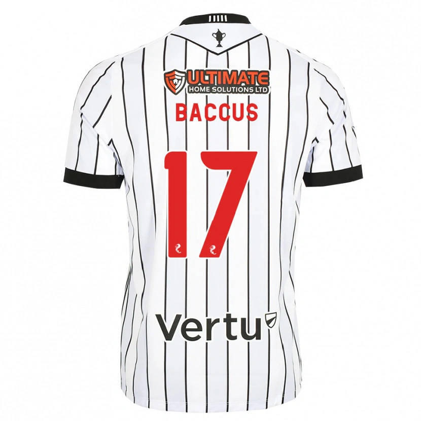 Danxen Dames Keanu Baccus #17 Wit Zwart Rood Thuisshirt Thuistenue 2026/27 T-Shirt