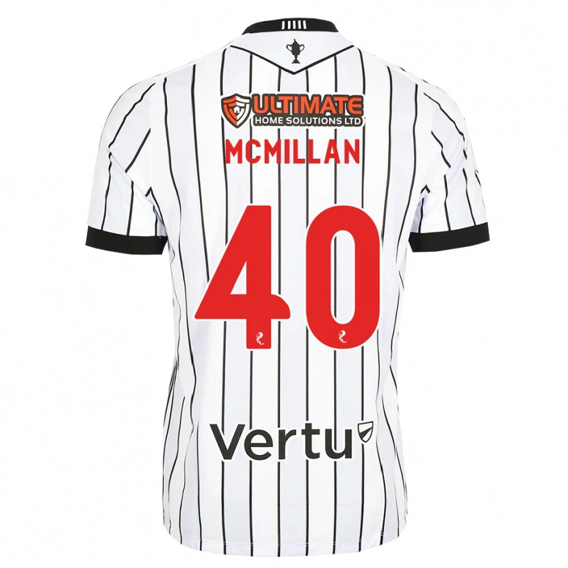 Danxen Dames Caiden Mcmillan #40 Wit Zwart Rood Thuisshirt Thuistenue 2026/27 T-Shirt