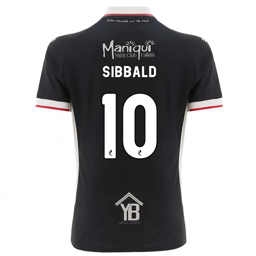 Danxen Dames Craig Sibbald #10 Zwart Wit Rood Thuisshirt Thuistenue 2026/27 T-Shirt
