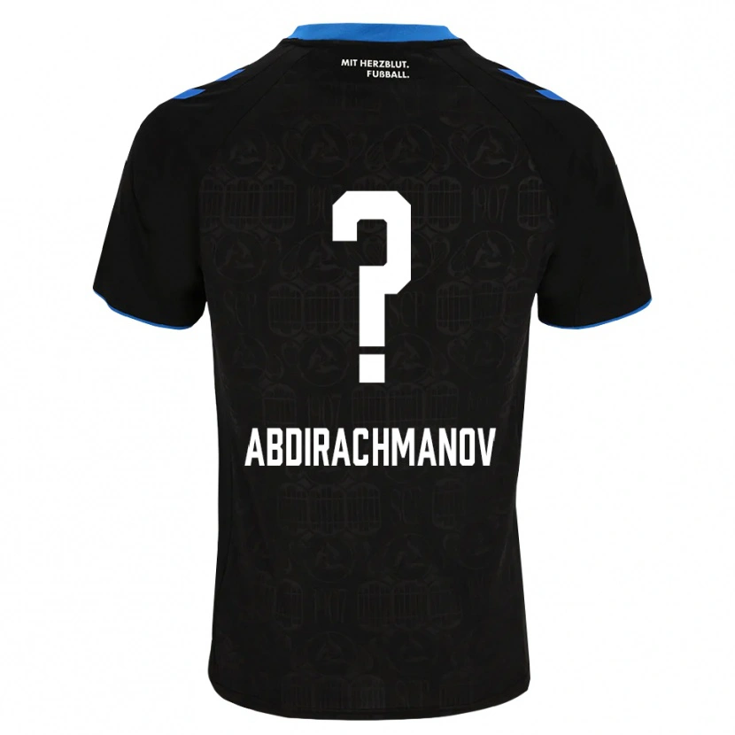 Danxen Dames Islom Abdirachmanov #0 Zwart Wit Rood Thuisshirt Thuistenue 2026/27 T-Shirt