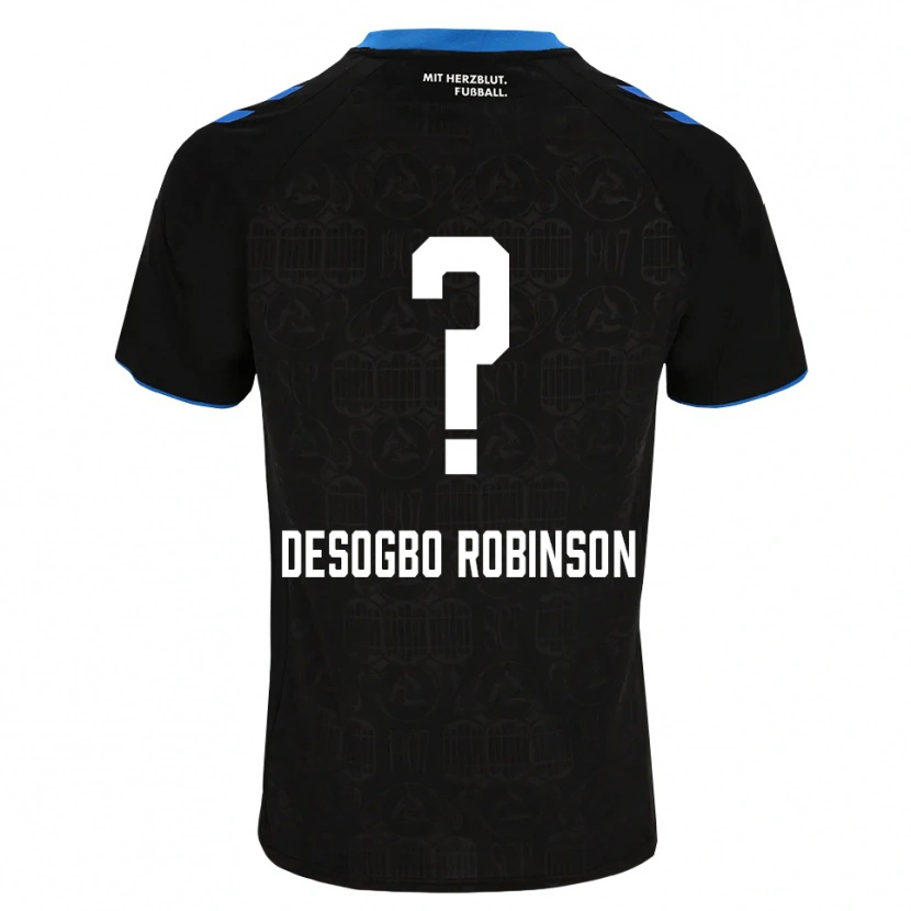 Danxen Dames Jermaine Desogbo Robinson #0 Zwart Wit Rood Thuisshirt Thuistenue 2026/27 T-Shirt