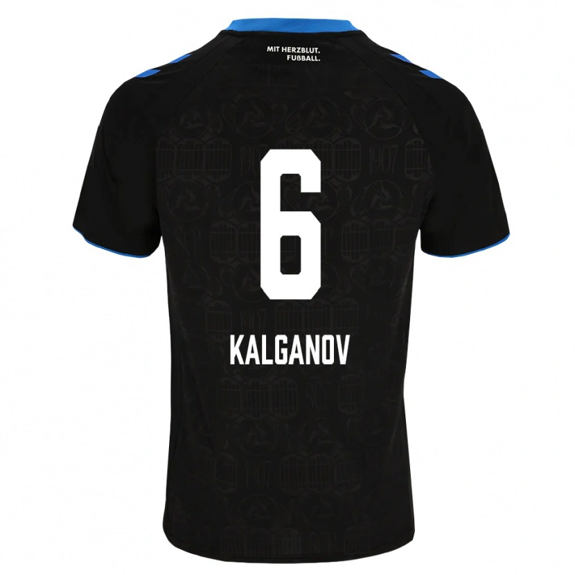 Danxen Dames Levin Kalganov #6 Zwart Wit Rood Thuisshirt Thuistenue 2026/27 T-Shirt