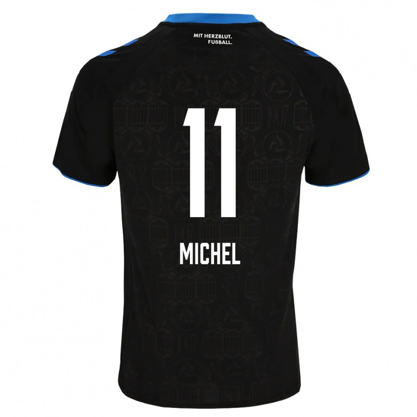 Danxen Dames Sven Michel #11 Zwart Wit Rood Thuisshirt Thuistenue 2026/27 T-Shirt