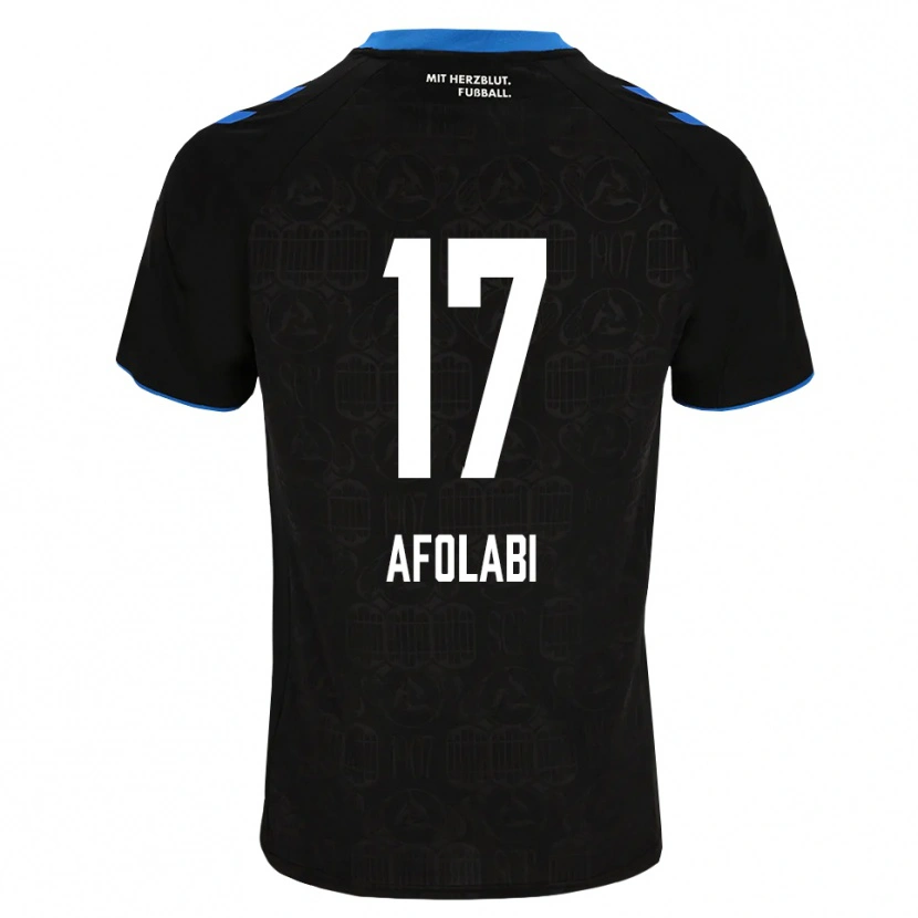 Danxen Dames Gentil Afolabi #17 Zwart Wit Rood Thuisshirt Thuistenue 2026/27 T-Shirt