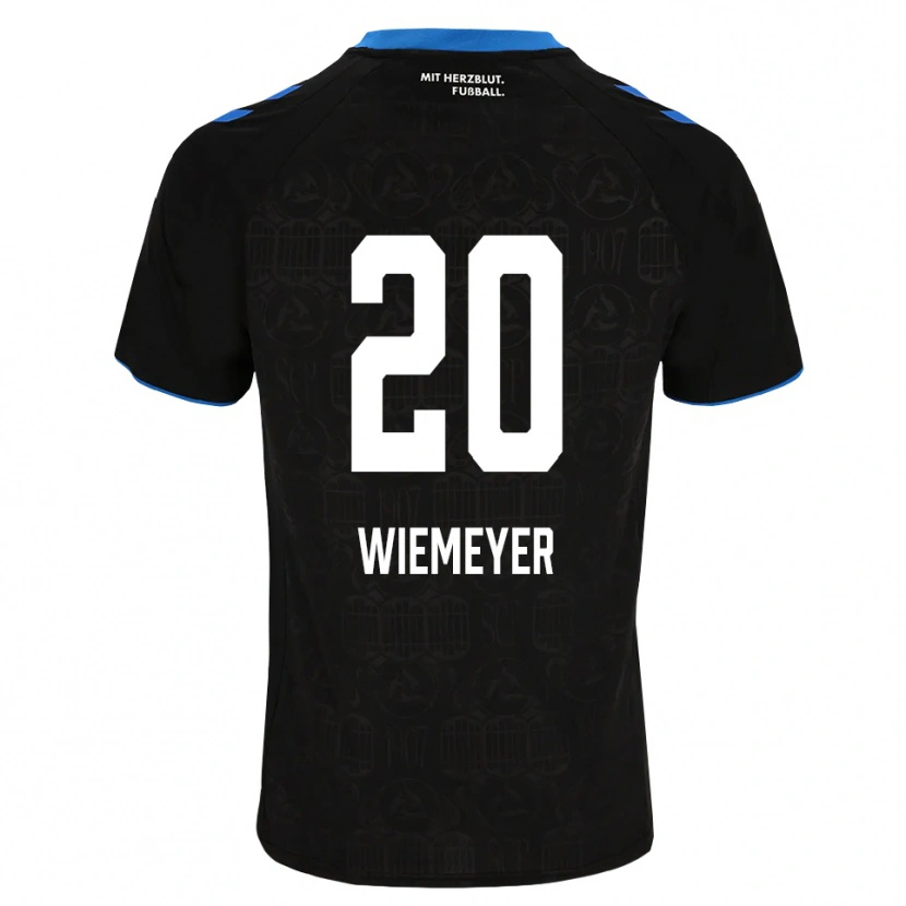 Danxen Dames Felix Wiemeyer #20 Zwart Wit Rood Thuisshirt Thuistenue 2026/27 T-Shirt