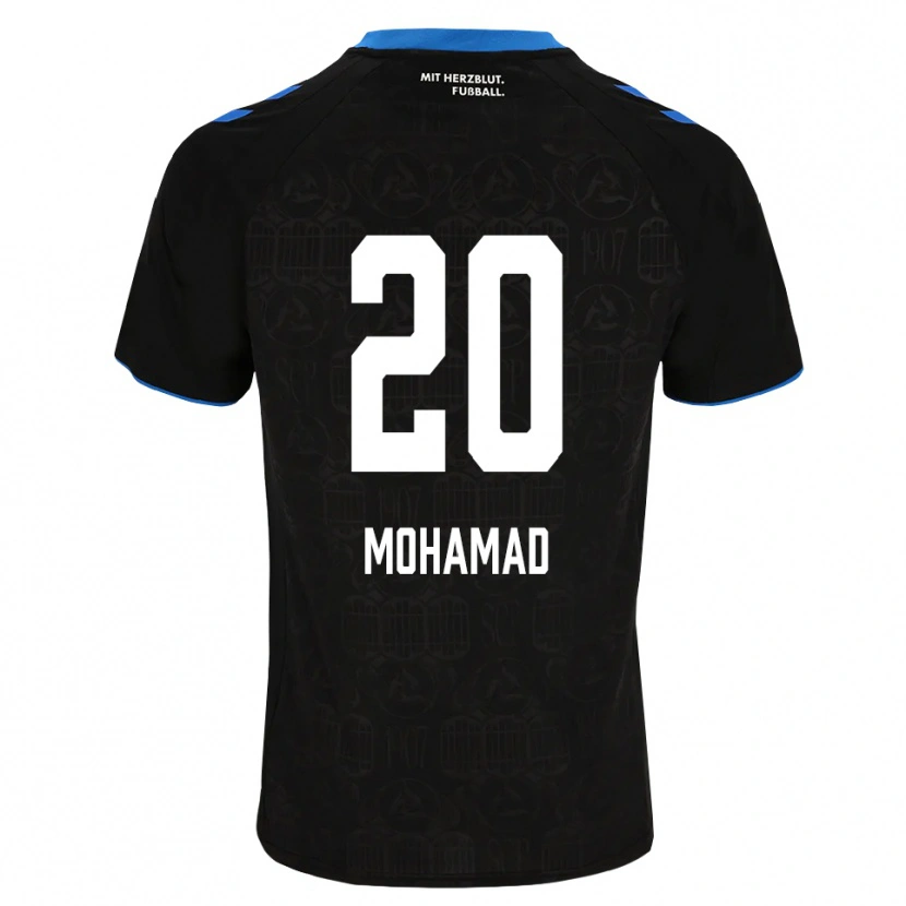 Danxen Dames Hassan Mohamad #20 Zwart Wit Rood Thuisshirt Thuistenue 2026/27 T-Shirt