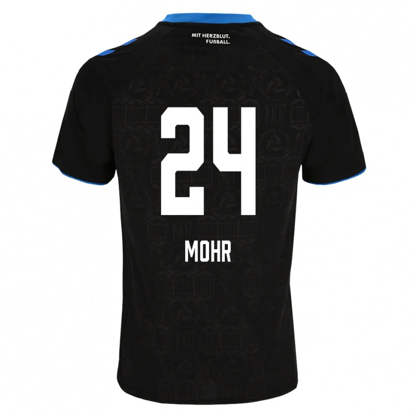 Danxen Dames Niklas Mohr #24 Zwart Wit Rood Thuisshirt Thuistenue 2026/27 T-Shirt