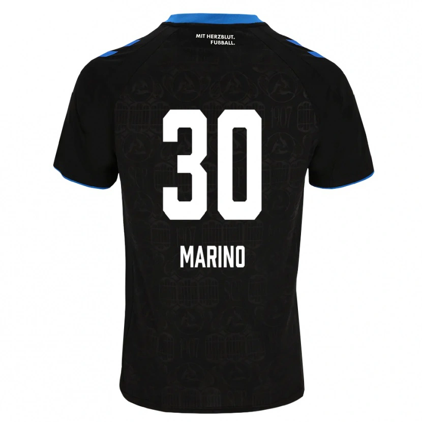 Danxen Dames Stefano Marino #30 Zwart Wit Rood Thuisshirt Thuistenue 2026/27 T-Shirt