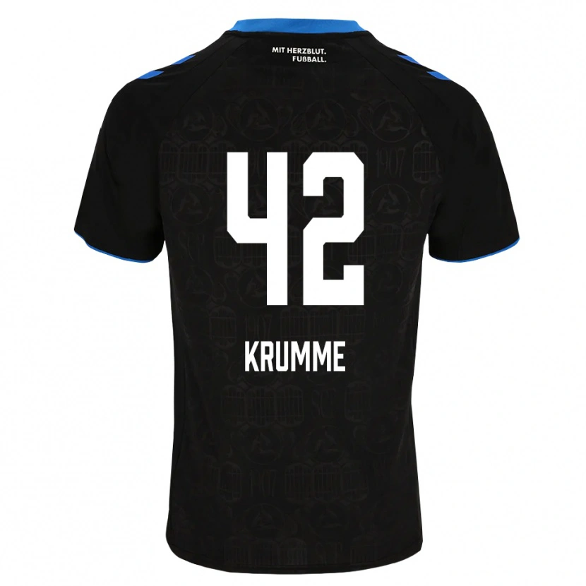 Danxen Dames Kevin Krumme #42 Zwart Wit Rood Thuisshirt Thuistenue 2026/27 T-Shirt