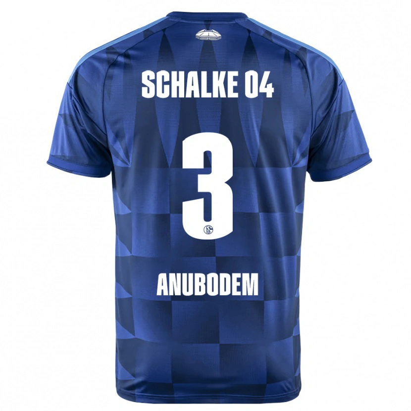 Danxen Dames Ngufor Anubodem #3 Donkerblauw Geel Wit Thuisshirt Thuistenue 2026/27 T-Shirt