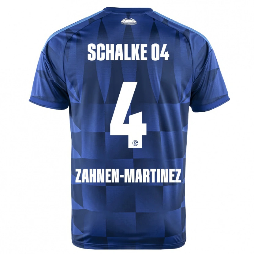 Danxen Dames Pablo Zahnen-Martinez #4 Donkerblauw Geel Wit Thuisshirt Thuistenue 2026/27 T-Shirt