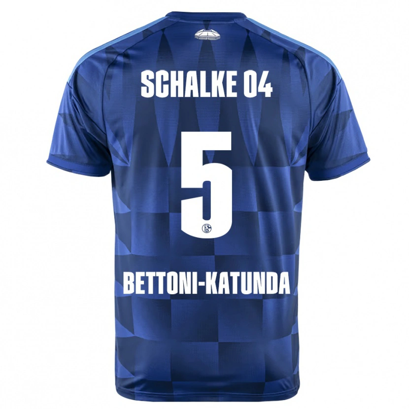 Danxen Dames Claudio Bettoni-Katunda #5 Donkerblauw Geel Wit Thuisshirt Thuistenue 2026/27 T-Shirt