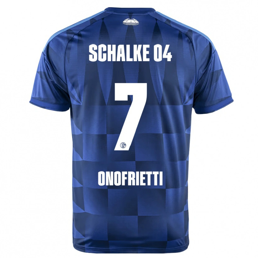 Danxen Dames Vincenzo Onofrietti #7 Donkerblauw Geel Wit Thuisshirt Thuistenue 2026/27 T-Shirt