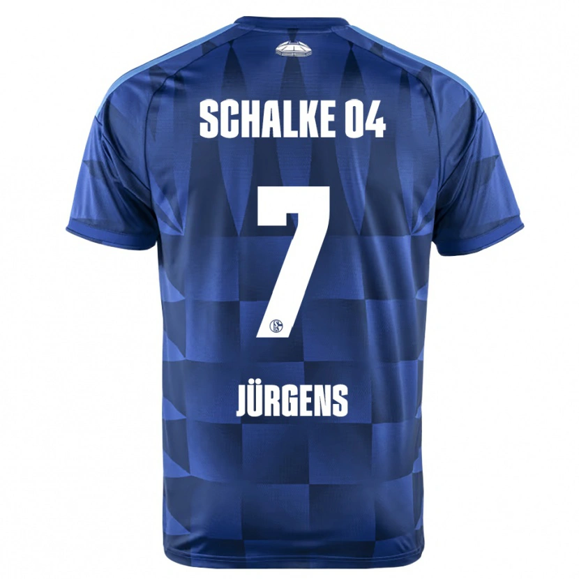 Danxen Dames Celina Jürgens #7 Donkerblauw Geel Wit Thuisshirt Thuistenue 2026/27 T-Shirt