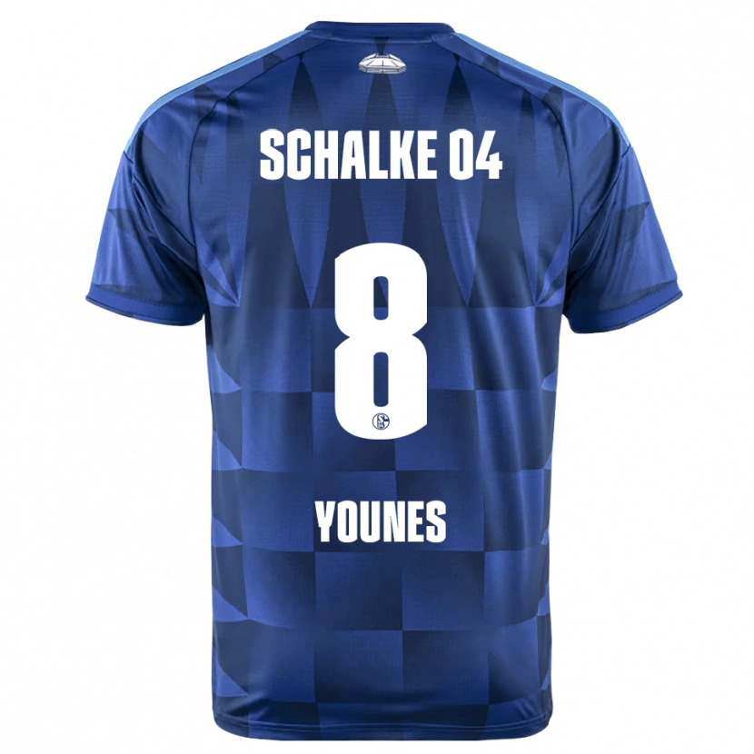 Danxen Dames Amin Younes #8 Donkerblauw Geel Wit Thuisshirt Thuistenue 2026/27 T-Shirt