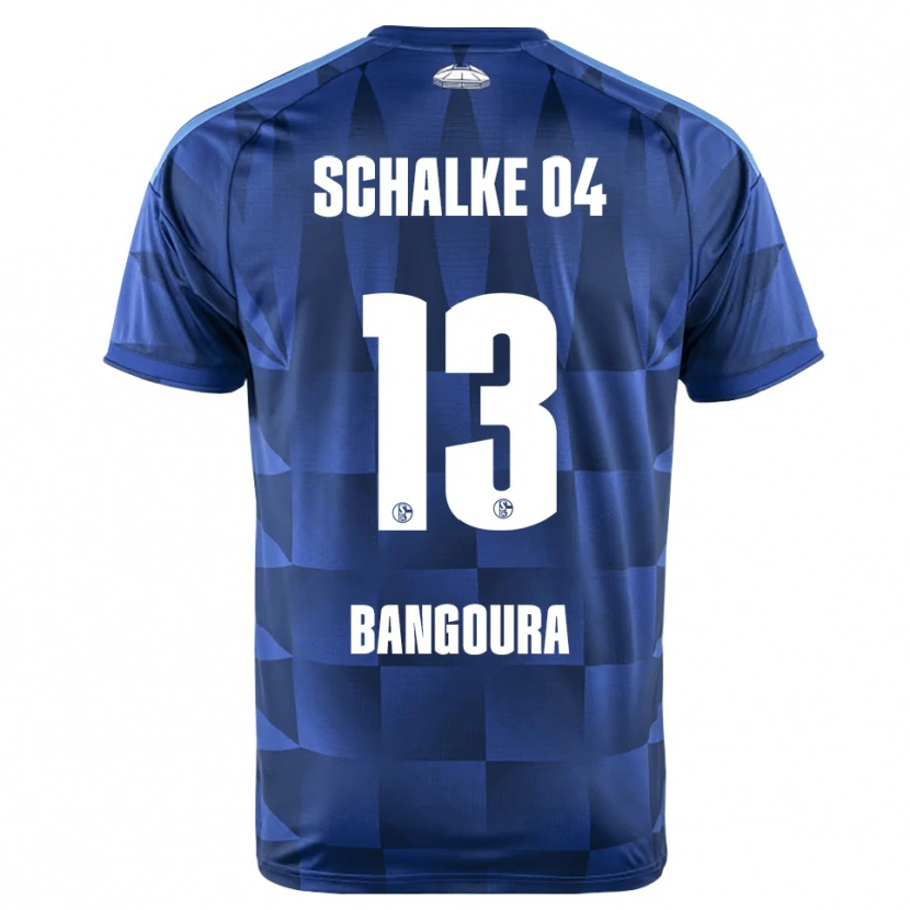 Danxen Dames Aboubacar Bangoura #13 Donkerblauw Geel Wit Thuisshirt Thuistenue 2026/27 T-Shirt