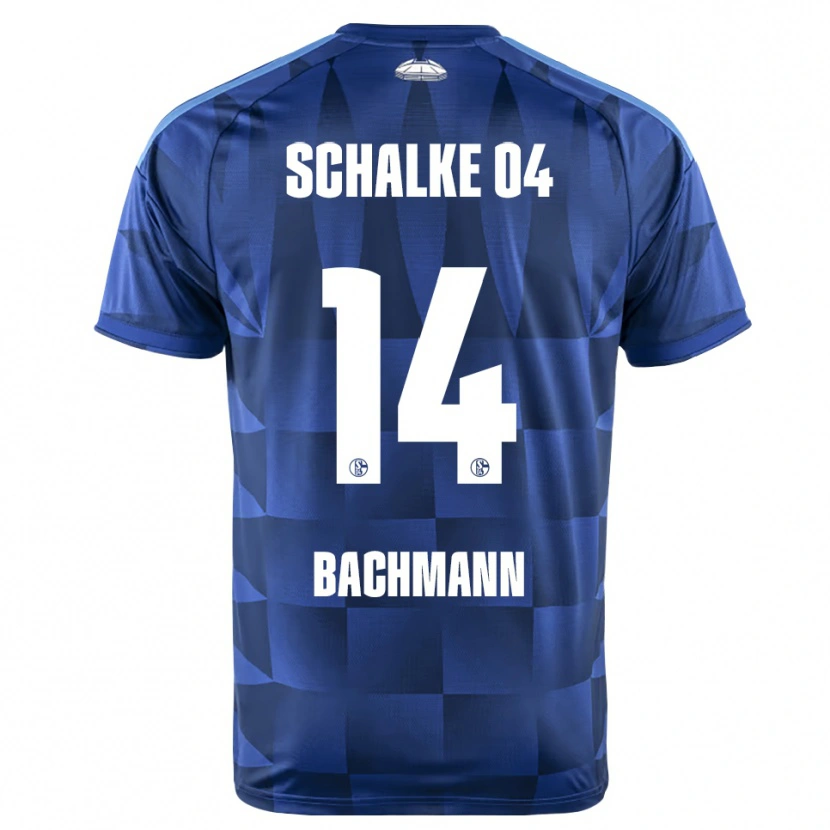 Danxen Dames Janik Bachmann #14 Donkerblauw Geel Wit Thuisshirt Thuistenue 2026/27 T-Shirt