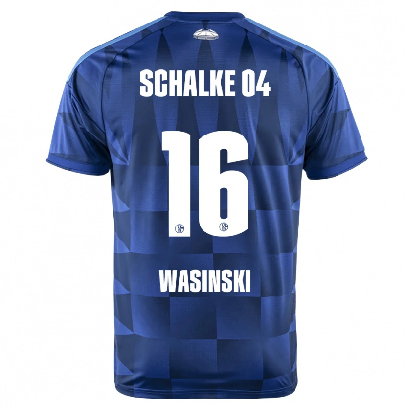 Danxen Dames Martin Wasinski #16 Donkerblauw Geel Wit Thuisshirt Thuistenue 2026/27 T-Shirt