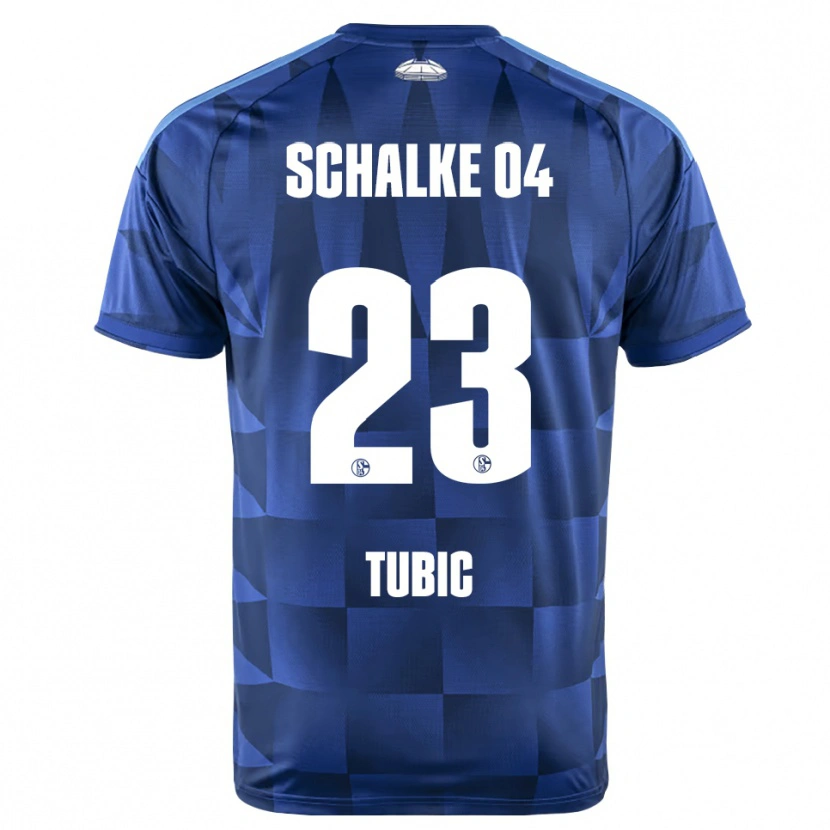 Danxen Dames Malik Tubic #23 Donkerblauw Geel Wit Thuisshirt Thuistenue 2026/27 T-Shirt