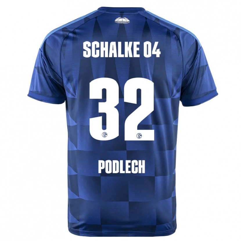 Danxen Dames Luca Podlech #32 Donkerblauw Geel Wit Thuisshirt Thuistenue 2026/27 T-Shirt