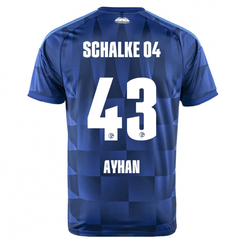 Danxen Dames Mertcan Ayhan #43 Donkerblauw Geel Wit Thuisshirt Thuistenue 2026/27 T-Shirt