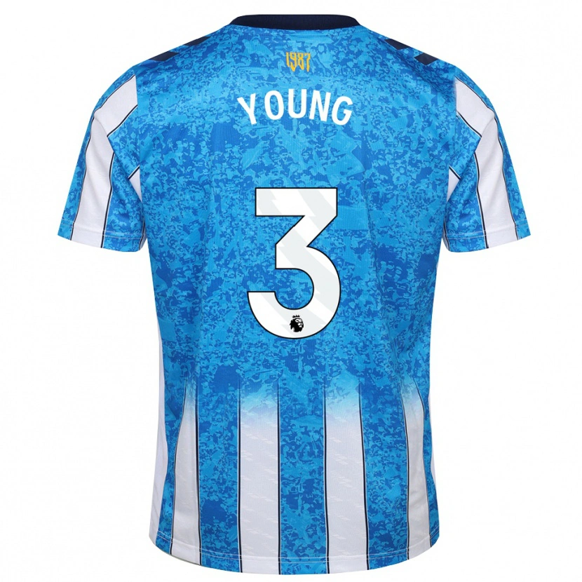 Danxen Dames Shay Young #3 Wit Blauw Oranje Thuisshirt Thuistenue 2026/27 T-Shirt